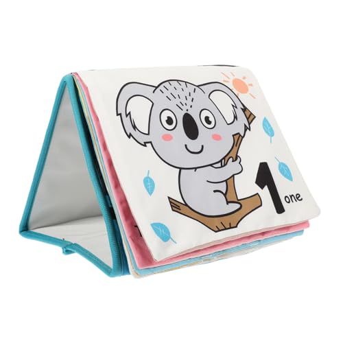 Vaguelly Früherziehung Tierstoffbuch Kleinkindspielzeug Kinderbücher Säuglingsspielzeug Bücher Für Kleinkinder Kinderbücher Babyspielzeug Spiegelbuch Für Kleinkinder von Vaguelly