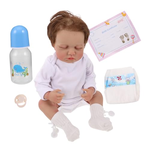 Vaguelly Fütterungsspielzeug Realistische Babypuppen Puppenspielzeug Reborn Babys Fake Boy Neugeborene Babypuppen Zubehör Vinyl Babypuppe Memory Puppen Süße Babypuppe Vaguelly Fütterungsspielzeug Realistische Babypuppen Puppenspielzeug Reborn Babys Fake Boy Neugeborene Babypuppen Zubehör Vinyl Babypuppe Memory Puppen Süße Babypuppe von Vaguelly