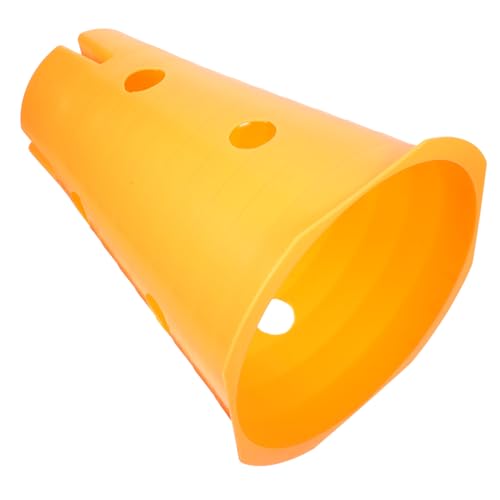 Vaguelly Fußball-trainingsausrüstung Trainingskegel Hütchen Für Das Fußballtraining Kleine Fußballkegel Trainingsgerät Üben Markierungskegel Für Rollschuhe Sport Orange von Vaguelly