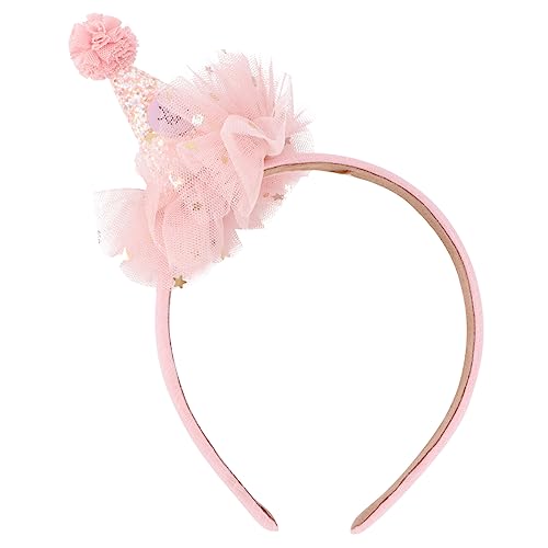 Vaguelly Geburtstags Haarreif für Mädchen Zartes Stirnband mit Sternen Tüll in Rosa Bequemer Kopfschmuck für Kinderparty und Foto Deko Vaguelly Geburtstags Haarreif für Mädchen Zartes Stirnband mit Sternen Tüll in Rosa Bequemer Kopfschmuck für Kinderparty und Foto Deko von Vaguelly