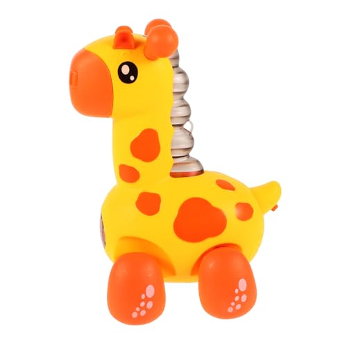 Vaguelly Giraffenspielzeug Krabbelspielzeug Für Kleinkinder Zum Nachziehen Giraffenhund Zappelspielzeug Lauflernhilfe Für Babys Krabbelspielzeug Für Babys Giraffe von Vaguelly