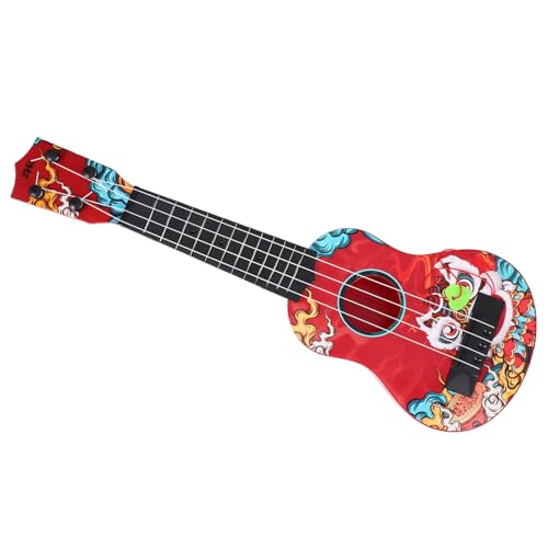 Vaguelly Kindergitarre Ukulele Übungsinstrument Für Kinder Pädagogisches Spielzeug Attraktives Design Für Kinder von Vaguelly