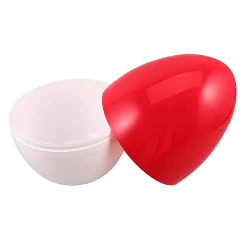 Vaguelly Großes Transparentes DIY-Ei zum Befüllen Rote und Weiße Riesen-kapsel für Partygeschenke Verkaufsautomatenkapseln Dekor für Ostern Weihnachten Hochzeit Vaguelly Großes Transparentes DIY-Ei zum Befüllen Rote und Weiße Riesen-kapsel für Partygeschenke Verkaufsautomatenkapseln Dekor für Ostern Weihnachten Hochzeit von Vaguelly