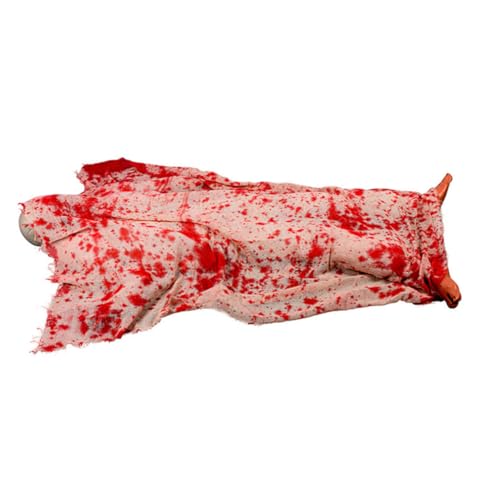 Vaguelly Gruselige Halloween Dekoration Außen mit LED Augen und Soundaktivierung Wetterfeste Große Blutige Leichnam Deko für Party Spukhaus und Garten Vaguelly Gruselige Halloween Dekoration Außen mit LED Augen und Soundaktivierung Wetterfeste Große Blutige Leichnam Deko für Party Spukhaus und Garten von Vaguelly