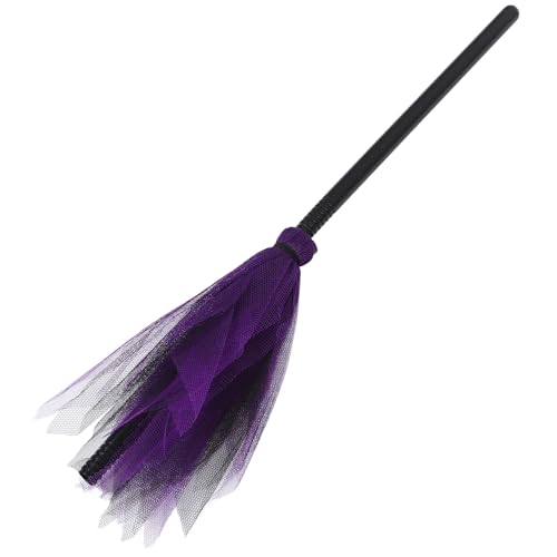 Vaguelly Halloween Hexenbesen Kunststoff Besen mit Netzdesign Leichtes Kostümrequisit für Hexen und Zauberer Cosplay Party Dekoration Zufällige Farben Zufällige Farbe Vaguelly Halloween Hexenbesen Kunststoff Besen mit Netzdesign Leichtes Kostümrequisit für Hexen und Zauberer Cosplay Party Dekoration Zufällige Farben Zufällige Farbe von Vaguelly