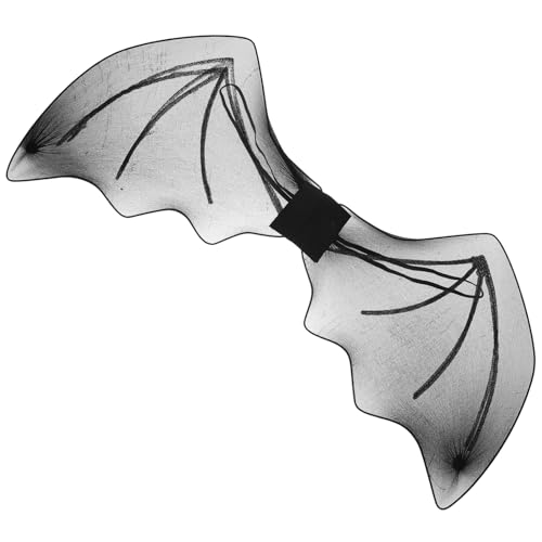 Vaguelly Halloween Kostü Fledermausflügel Für Erwachsene Und Schwarze Bat Wings Verkleidung Für Halloween Party Cosplay Requisiten Halloween Kostümzubehör von Vaguelly