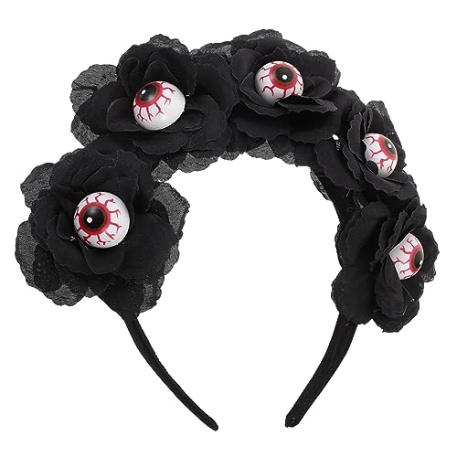 Vaguelly Halloween- -Stirnband Halloween-Kostüm-Haarband Cosplay-Haarreifen halloween haarreif halloween headband kopfhoerer Halloween-Kopfschmuck Halloween-Elemente-Stirnband Stoff von Vaguelly