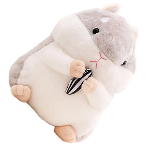 Vaguelly Hamster Plüschtier weiches Hamsterspielzeug Hamsterpuppe Kuscheltiere für Babys Hamster Kuscheltier Hamster stofftier Hamsterplüsch ausgestopfter Hamster PP Baumwolle von Vaguelly