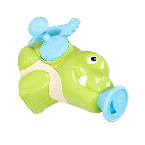 Vaguelly Hand dusche Luftdekoration Luftlochstopfen Alligator Vakuumdekoration Frosch badewannenspielzeug Pool Toys for Badespielzeug Badewasser-Sprühspielzeug Plastik Green von Vaguelly