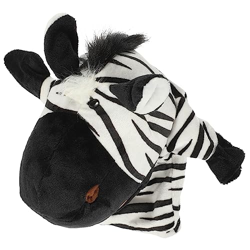 Vaguelly Handpuppe Plüschpuppe Marionette Ausgestopft Bausatz Roboter Puppen Dinosaurier Zebra Kinderhandschuhe Tierfigur Cartoon-plüschtier von Vaguelly