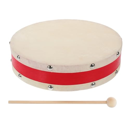 Vaguelly Handtrommel Set Für Percussion Instrument Mit Trommelstock Orff Handtrommel Für Musikalische Früherziehung Und Spaß An Musik von Vaguelly