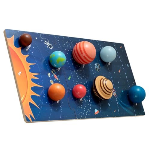 Vaguelly Holz Puzzle Weltraum Lernspielzeug Solar System Puzzle Montessori Pädagogisch Fördert Form und Farberkennung Feinmotorik Ab Jahren Vaguelly Holz Puzzle Weltraum Lernspielzeug Solar System Puzzle Montessori Pädagogisch Fördert Form und Farberkennung Feinmotorik Ab Jahren von Vaguelly