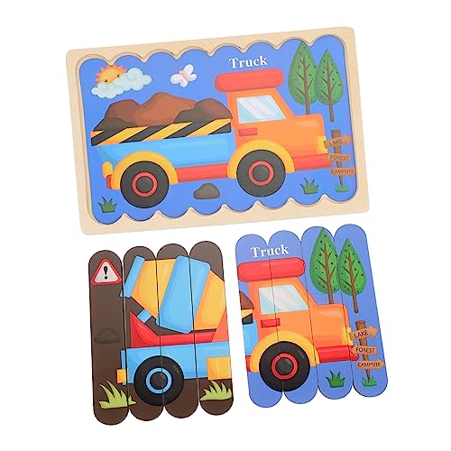 Vaguelly Holzpuzzle Doppelseitig Lernspielzeug für Kleinkinder Ab Jahre Pädagogisches Matching Puzzle mit Fahrzeug Motiven Sicher Langlebig und Fördert Form und Farberkennung Vaguelly Holzpuzzle Doppelseitig Lernspielzeug für Kleinkinder Ab Jahre Pädagogisches Matching Puzzle mit Fahrzeug Motiven Sicher Langlebig und Fördert Form und Farberkennung von Vaguelly