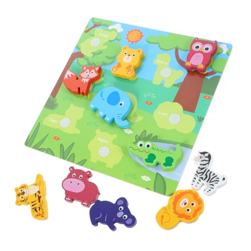 Vaguelly Holzpuzzle Lernspielzeug für Kleinkinder Pädagogisches Steckpuzzle Feinmotorik Kreativität und Hand Auge koordination Sicher mit Glatter Oberfläche Geschenk Vaguelly Holzpuzzle Lernspielzeug für Kleinkinder Pädagogisches Steckpuzzle Feinmotorik Kreativität und Hand Auge koordination Sicher mit Glatter Oberfläche Geschenk von Vaguelly
