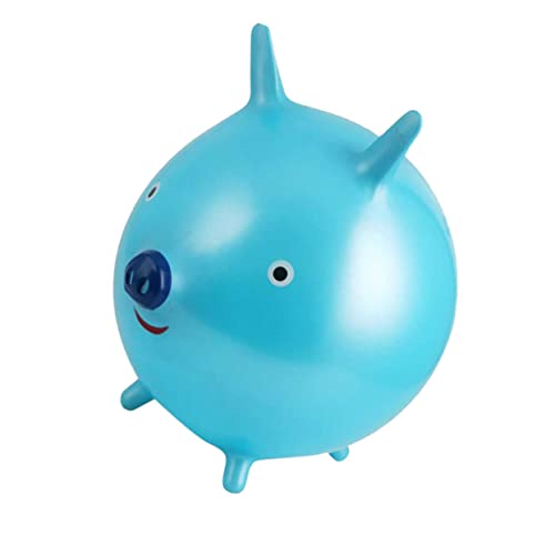 Vaguelly Hüpfball für Kinder Spielzeug für Kinder kinderspielzeug spielzeuge für Kinder zugumzug Kinder spielsachen Dicker Springender Ball hüpfendes Spielzeug federnd Cartoon-Hüpfball Blue von Vaguelly