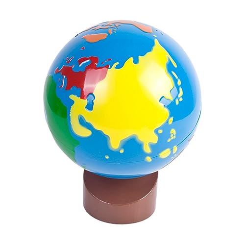 Vaguelly Intelligenzspielzeug für Kinder Gedächtnisspiele für Kinder geografische Weltkugel Weltkarte World map schul Weltkugel-Ornament frühpädagogisches Spielzeug Hochwertiges Holz von Vaguelly