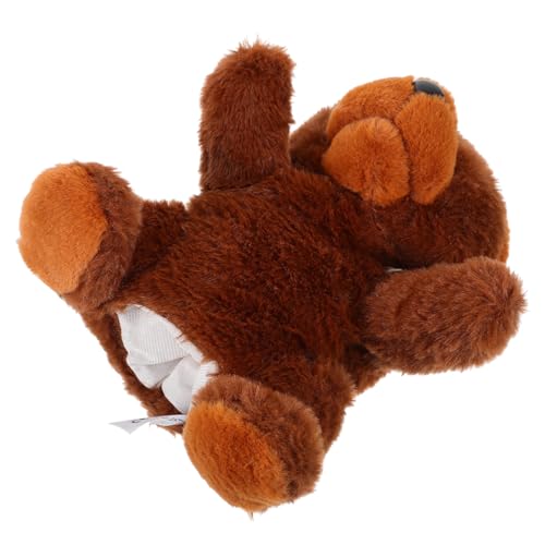 Vaguelly Kinder- Interaktive Handpuppe Braunbär Üsch Tier Handpuppe Für Tiergeschichten Erzählen Für Rollenspiele Handpuppen Für Kinder von Vaguelly