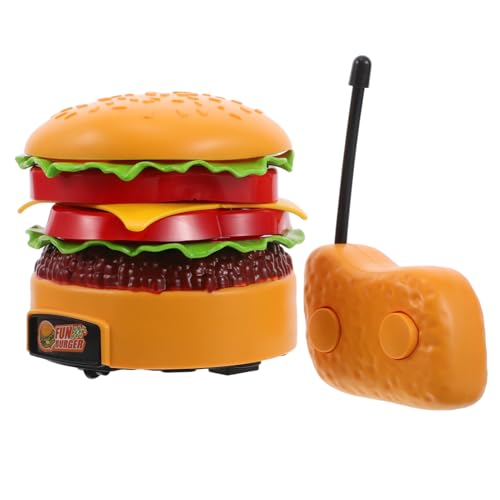 Vaguelly Interaktives Fernbedienungs -Kontrollauto Für Kinder DIY Burger Form Spielzeug Kreativer Versammlung Spielzeug Miniatur Rc Auto Spaß Haushalt Kinder Spielzeug Spielzeug von Vaguelly