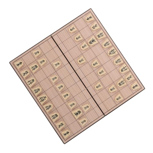 Vaguelly Japanisches Schach Aus Holz Zusammenklappbares Japanisches Schach Magnetisches Schachbrett Magnetisches Dame Brettspiel von Vaguelly