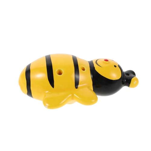 Vaguelly Keramik Bienenform Alto C Flöte Windinstrument für Anfänger Langlebig Sicher Gelb Traditionelles Chinesisches Musikspielzeug Vaguelly Keramik Bienenform Alto C Flöte Windinstrument für Anfänger Langlebig Sicher Gelb Traditionelles Chinesisches Musikspielzeug von Vaguelly