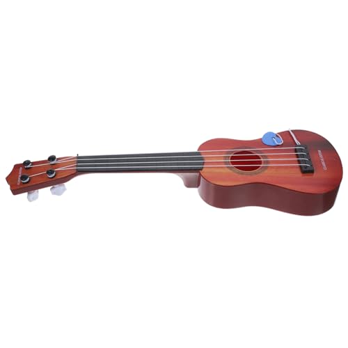 Vaguelly Kindergitarre Ukulele Für Barock Perlmutt Kaffee Musikinstrument Für Kleinkinder Und Anfänger Musikspielzeug Für Kreatives Lernen von Vaguelly