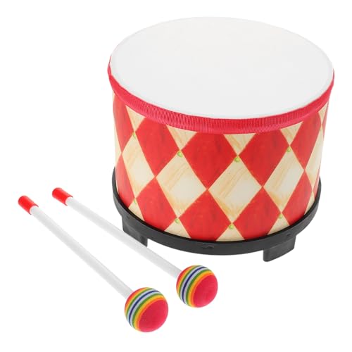 Vaguelly Kinder Handtrommeln Baby Instrument Holztrommel Set Kleinkind Percussion Spielzeug Musikspielzeug von Vaguelly