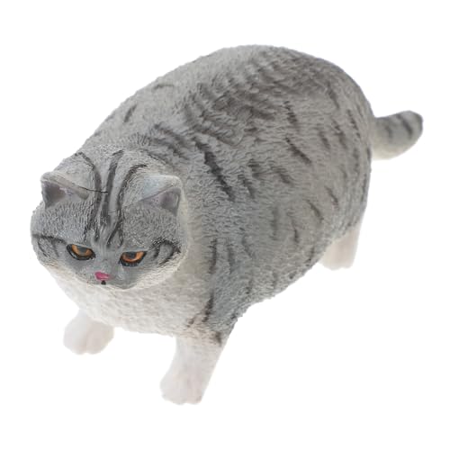 Vaguelly Kleine Katzenfigur Realistische Kurzhaarkatze Deko Skulptur Für Garten Und Wohnung üßes Katzenornament Als Für Katzenliebhaber von Vaguelly