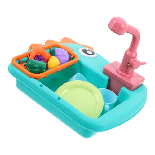 Vaguelly Kinder Pretend Play Küche Geschirrspüler Kleinkind Reinigung Spielzeug Rolle Spielen Set Kinder Pädagogisches Spielzeug von Vaguelly