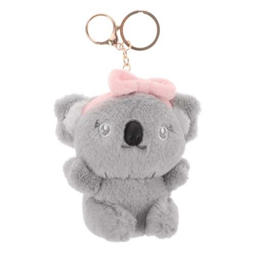 Vaguelly Koala-Anhänger Koala-Kissen Armband Schlüsselanhänger Panda-Schlüsselkissen Koala plüschtier Koala schlüsselanhänger Tasche Anhänger Plüschtier-Schlüsselanhänger Grey von Vaguelly