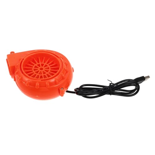 Vaguelly Kostümgebläse Cosplay Kostüme Tragbarer Kostüm Halloween Halloween Kostüm Kostümventilator Ersatzventilator Gebläsemotor Mini Gebläse Kunststoff Orange von Vaguelly