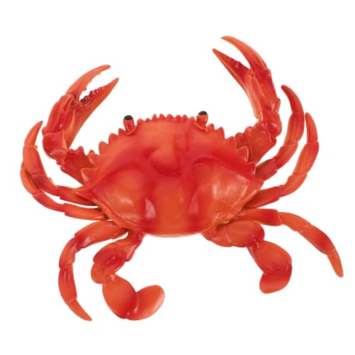 Vaguelly Vinyl Simulierte Krabbe Künstliche Krabbe Spielzeug Meer Tier Modelle Mini Tier Figuren Home Aquarium von Vaguelly