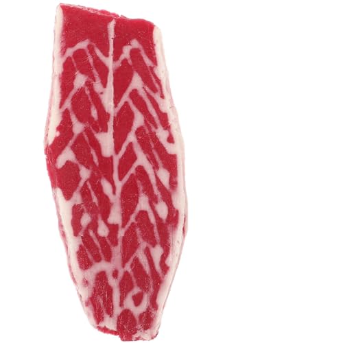 Vaguelly Künstliches Rindfleisch Modell Realistisches Dekorationsstück für Küche und Fotografie Lebensnahes Fleischspielzeug für Restaurants und Ausstellungen Vaguelly Künstliches Rindfleisch Modell Realistisches Dekorationsstück für Küche und Fotografie Lebensnahes Fleischspielzeug für Restaurants und Ausstellungen von Vaguelly