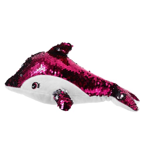 Vaguelly Delfin Plüschspielzeug mit Pailletten für Junge Mädchen Dekorativ für Kinderzimmer aus PP Baumwolle Einzigartiges Design für Geburtstage und Feiertage Vaguelly Delfin Plüschspielzeug mit Pailletten für Junge Mädchen Dekorativ für Kinderzimmer aus PP Baumwolle Einzigartiges Design für Geburtstage und Feiertage von Vaguelly