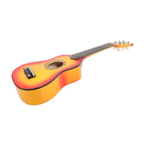 Vaguelly Lernen Gitarrenspielzeug Mini-Gitarre Gitarrenspielzeug Für Musikinstrument- Musikspielzeug Tragbares Kleine Gitarre Gitarre Hölzern von Vaguelly