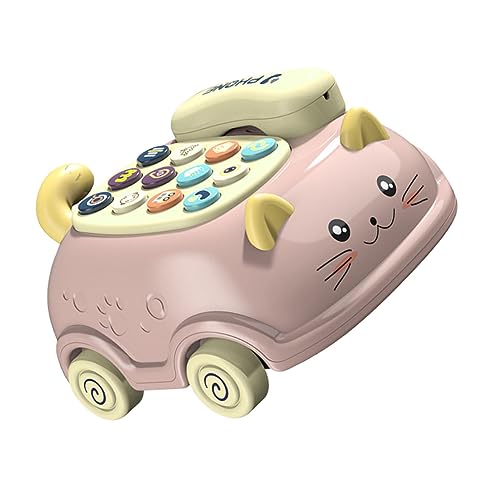 Vaguelly Lernspielzeug Telefon mit Tasten Katzen Design Mehrsprachig Musik und Sprachspielzeug Kreativität und Feinmotorik für Kleinkinder Vaguelly Lernspielzeug Telefon mit Tasten Katzen Design Mehrsprachig Musik und Sprachspielzeug Kreativität und Feinmotorik für Kleinkinder von Vaguelly