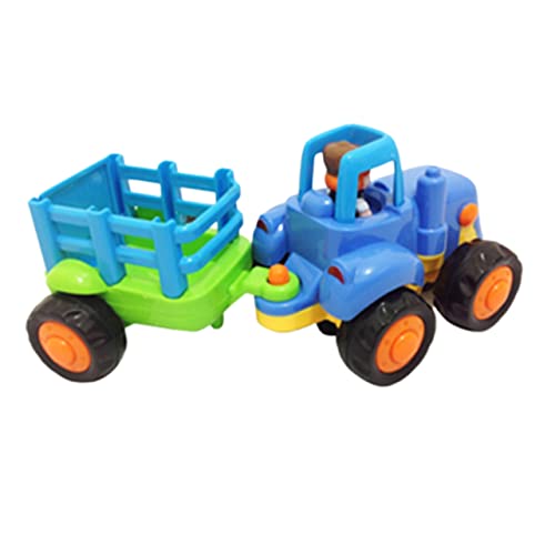 Vaguelly Lernspielzeug für kindertraktoren Tractor for Children Toys Toys spielzeugauto kinderspielzeuge gieskanne kinderspielzeug Toys Cars Kid Toys Blue von Vaguelly