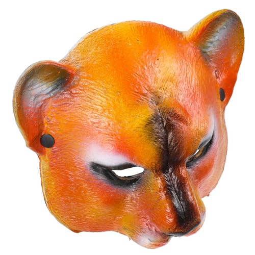 Vaguelly Löwenmaske Löwen-cosplay Halloween Gruselig Tier-cosplay-kostüm Halloweenkostüm Gruselige Tiermasken Karnevalsparty Masken Cosplay-maske Halloween-tier Halloween-cosplay Vlies von Vaguelly