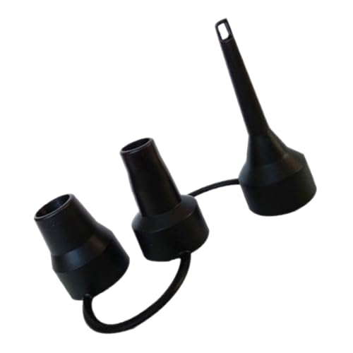 Vaguelly Luftbettdüse Adapter Für Aufblasbare Luftpumpe Ersatzdüsen Aus Kunststoff Ersatz-pumpendüse Ersatzdüsen Für Luftmatratzen Ersatzdüsen Für Luftpumpen Luftbettpumpe Black Plastik von Vaguelly