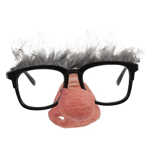 Vaguelly Kostü Clown Brille Mit Großer Nase Lustige Party Requisite Für Halloween Karneval Und Festlichkeiten Professionelle Bühnenrequisiten Für Erwachsene von Vaguelly