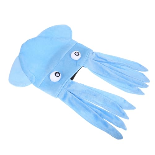 Vaguelly Lustiger Octopus Hut für Halloween und Fasching Blaues Kostüm Accessoire für Party Bühnenauftritt und Foto Requisiten Weiches Hautfreundliches Material Geschenkidee Vaguelly Lustiger Octopus Hut für Halloween und Fasching Blaues Kostüm Accessoire für Party Bühnenauftritt und Foto Requisiten Weiches Hautfreundliches Material Geschenkidee von Vaguelly