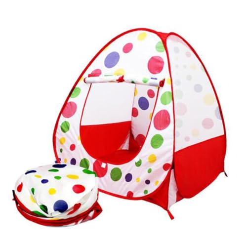 Vaguelly Mädchen Zelt Tent Kinder zelte spielhaus für draußen Indoor spielhaus Kinderzelt mit Schlossmotiv Kinder Spielen Tunnel Zelthaus für Kinder Spielzelt Kinder spielhaus von Vaguelly