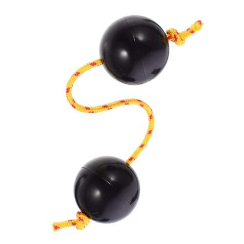 Vaguelly Marakas interaktives Spielzeug Interactive Toys Kinderinstrument Eier-Rasseln Spielzeug Perkussionsspielzeug für Kinder Musikalisches Schlaginstrument Eierbecher Plastik Black von Vaguelly