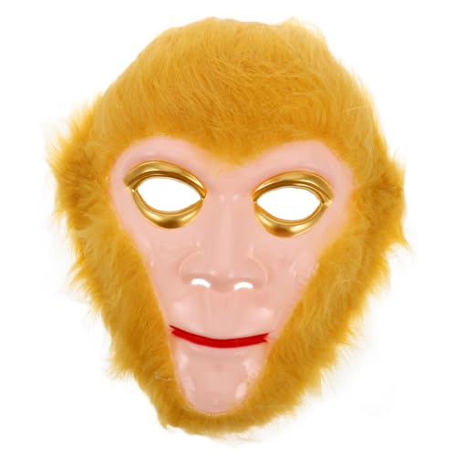 Vaguelly Maske Realistische Halbgesichts-tiermaske für Halloween-party Cosplay Wukong-kostüme Requisiten von Vaguelly