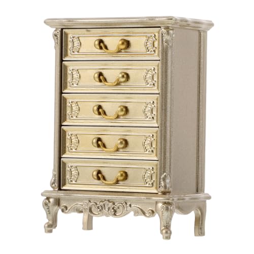 Vaguelly Maßstab Plastisch Detailliert Puppenhaus Möbel Retro Schubladenschrank Für Rollenspiel und Wohnkultur Vaguelly Maßstab Plastisch Detailliert Puppenhaus Möbel Retro Schubladenschrank Für Rollenspiel und Wohnkultur von Vaguelly