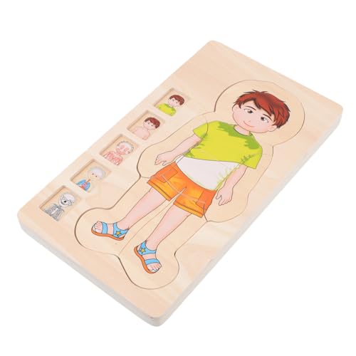 Vaguelly Mehrschichtiges Holzpuzzle Körperstruktur Lernspielzeug für Jungen Mädchen Pädagogisches Kognitives Denkspiel Sicheres Cartoon Muster Fördert Logisches Denken und Konzentration Vaguelly Mehrschichtiges Holzpuzzle Körperstruktur Lernspielzeug für Jungen Mädchen Pädagogisches Kognitives Denkspiel Sicheres Cartoon Muster Fördert Logisches Denken und Konzentration von Vaguelly