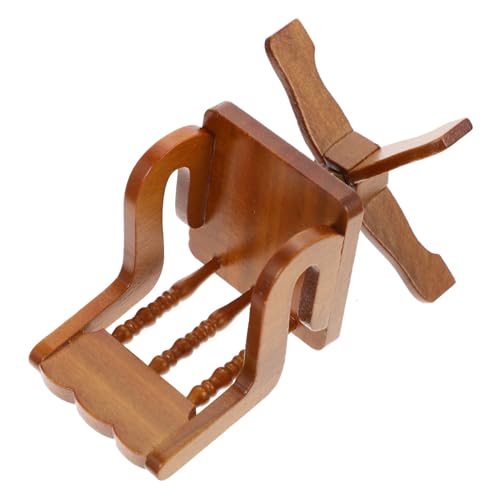 Vaguelly Mini Drehstuhl Miniatur Mini Sachen Winzige Möbel Winziges Mini Stuhl Für Puppenhaus Stuhl Puppenhausmöbel Mini Pool Puppenhaus Wohnzimmer Sofa Mini Holz von Vaguelly