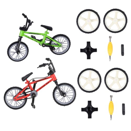 Vaguelly Mini Finger Bike Set Aus 2er Set Finger Bike Für Schreibtisch Wettbewerbe Spaß Und Geschicklichkeitsspiel Für Und Erwachsene Und von Vaguelly