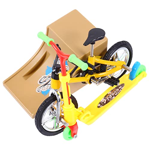 Vaguelly Mini Fingerspielzeug Set Finger Skateboard Und Fahrrad Mit Rampe Sportspielzeug Für Und Erwachsene Ideal Für Heimdekoration Und Kreative Spielmöglichkeiten Perfekt von Vaguelly