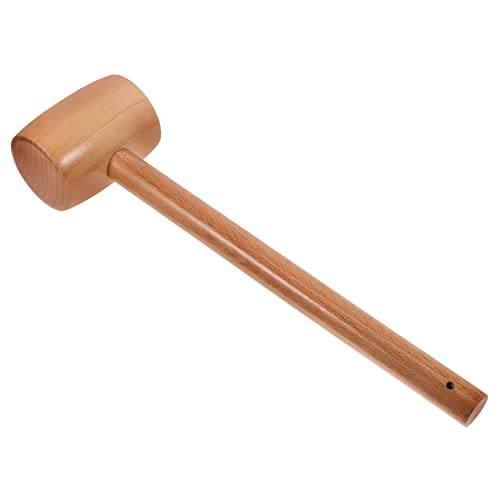 Vaguelly Mini-Holzhammer kriechende Krabbe Spiel Bausatz Bastelhammer Schweißen Junge Hammer kinderhammer fleischhammer Werkzeug Krabbenhammer aus Holz Osterholzhammer Light Brown von Vaguelly