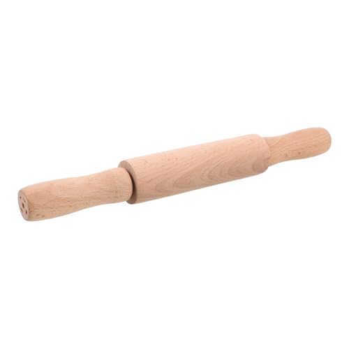 Vaguelly 23cm Mini-Nudelholz Aus Holz Für Kinder Knete Dekoratives Handwerk Komfortabler Griff Zum Backen Urlaubsdekor von Vaguelly